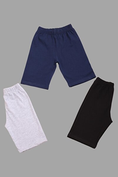 çiko kids Κοντό καλοκαιρινό κολάν 3 τεμαχίων για κορίτσια από βαμβάκι και λύκρα