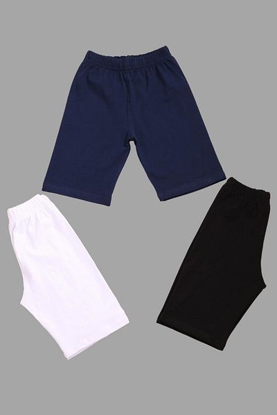 COSBA kids wear Къс летен чорапогащник от 3 части за момиче от памук и ликра
