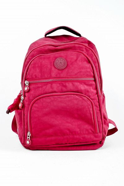 Lal Shoes & Bags Women's Backpack Crinkle Large Size-black