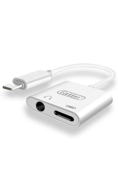 NewFace Earldom OT46 Tak Çalıştır Lightning to 2in1 Type-C ve Aux Dönüştürücü - Beyaz