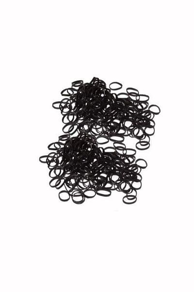 Mor Fabric Păr negru împletitură elastică