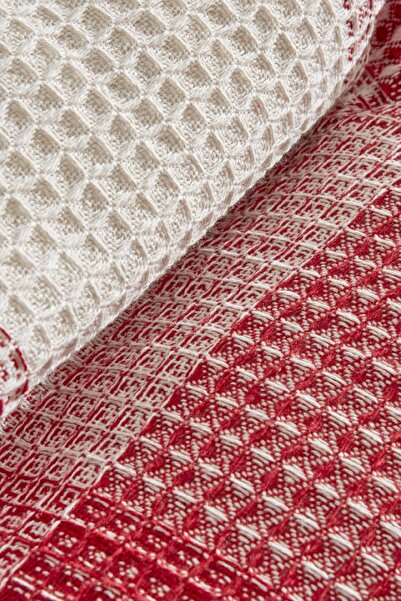 Karaca Home Flow Plaid Single Waffle Pike 160x230 Cm Red