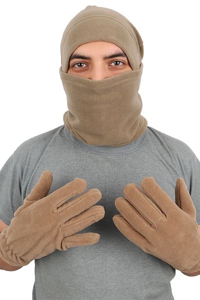Asker Kolisi 3-Piece Beret, Neck Collar and Gloves Set - Polar Set - Military Equipment