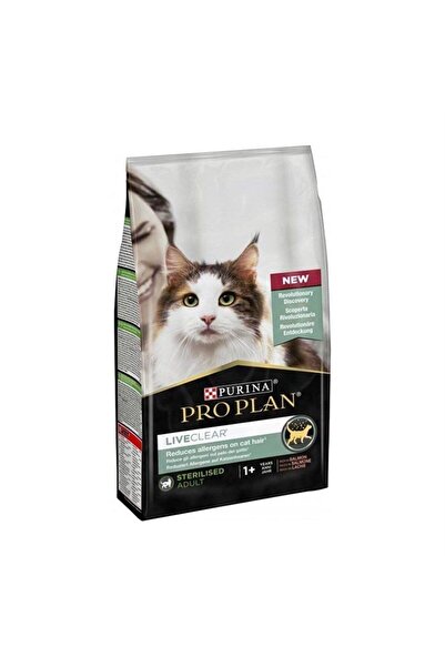 Pro Plan LiveClear Kısırlaştırılmış Kediler için Somonlu Kedi Maması 1,4 Kg