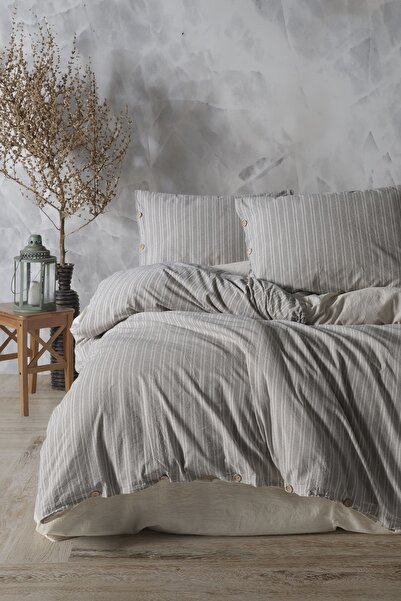 Macas Home Helios 100% бавовняна нитка, фарбована, пральна, комплект постільної білизни розміром 240*220