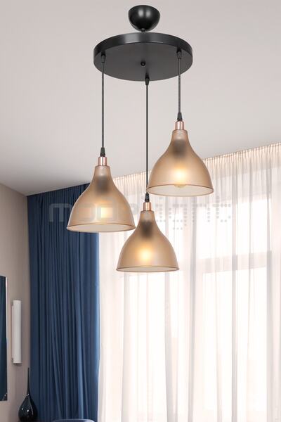 Modelight RONDA 3LÜ ÇEMBER AVİZE BAL SALON-OTURMA ODASI-ÇOCUK ODASI-YATAK ODA...
