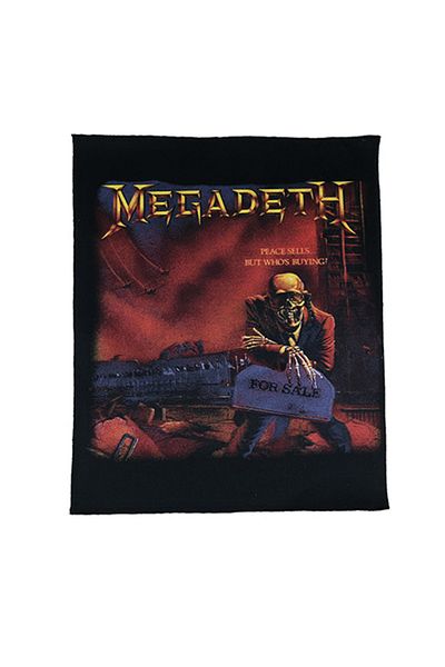Z zepplin Megadeth Peace vinde, dar cine cumpără plasture mare pentru spate