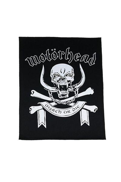 Z zepplin Motorhead March Or Die Patch mare pentru spate