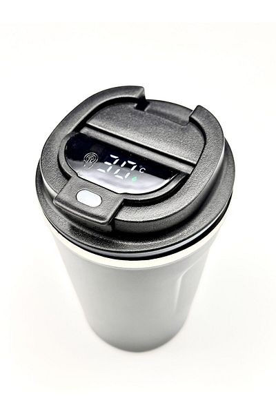 Gülay AVM 304 Stainless Steel Graduated Smart Thermos Double Layer Digital Display Mug GLY-519 Thermos
