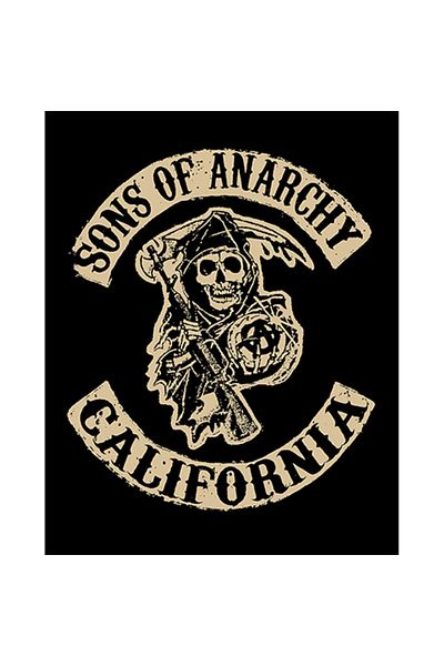 Z zepplin Sons Of Anarchy California Patch mare pe spate
