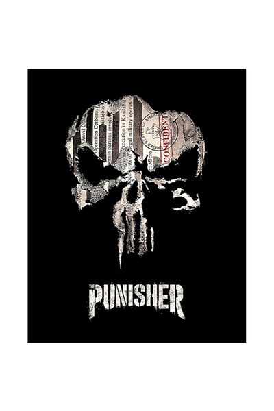 Z zepplin Punisher Confident Patch mare pe spate