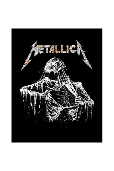 Z zepplin Metallica Mummy Patch Patch mare pentru spate
