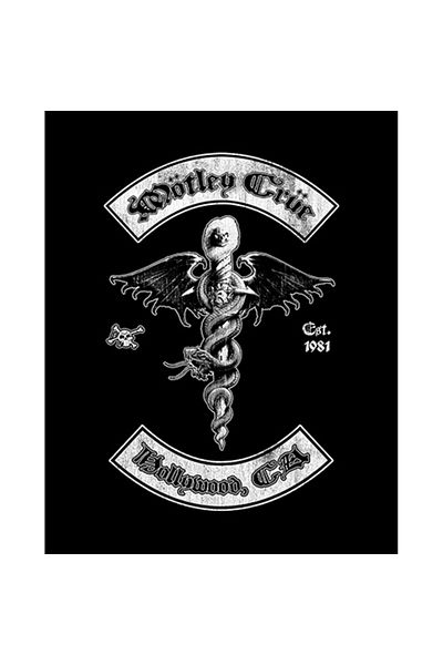 Z zepplin Mötley Crüe Hollywood Big Back Patch Patch