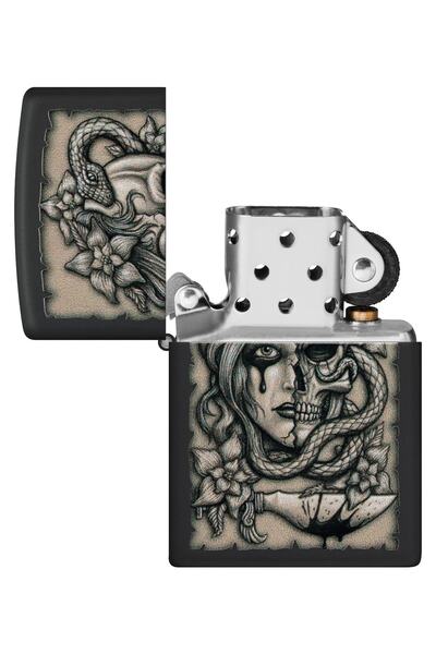 Zippo 218 Gory Tattoo Design Çakmak Z-48616