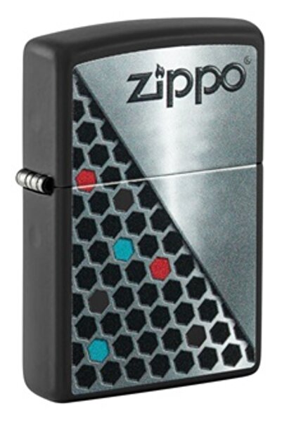 Zippo 218 Zippo Hexagon Design Çakmak Z-48709