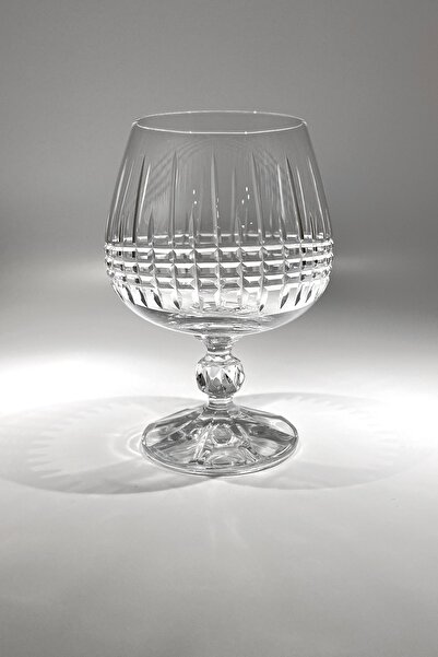 Bohemia Collection Sterna Kristal 6'lı Kahve Yanı Su Bardağı / Konyak Kadehi Seti 250cc Rio Model