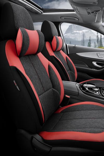 Otom Voyager Design Premium Leather-Linen Ultra Comfortable Universal Car Sea...