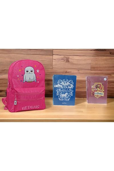 WİGGLE Harry Potter Backpack and 2 PCS HARD COVER NOTEBOOK