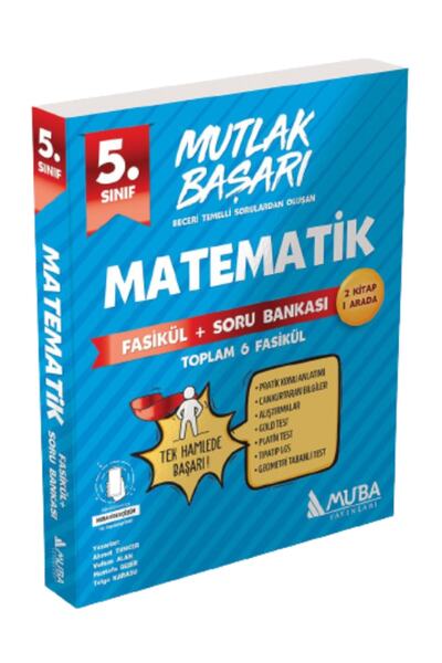 Muba Yayınları MUTLAK BAŞARI 5.SINIF MATEMATİK FASİKÜL+SORU BANKASI