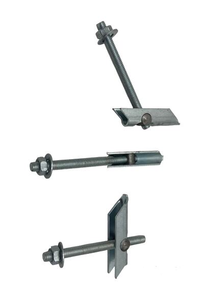 KOLDOOR Denge Alçıpan ve Boşluk Dübeli Konteyner Klima Askı Aparatı M8 x 100 mm 25 Adet