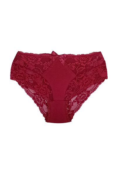Zena 5-Piece Lace And Cotton Plus Size Women's Panties