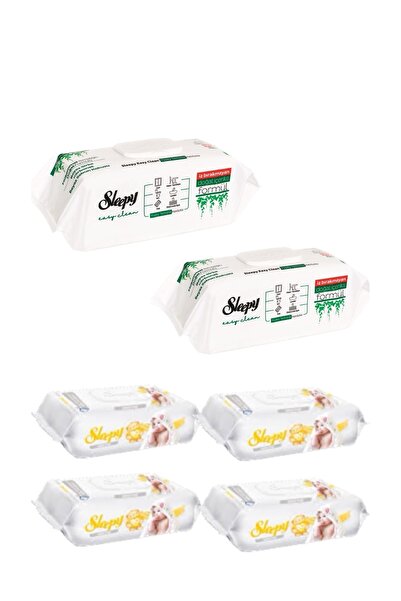 Sleepy مناديل تنظيف الأسطح سهلة التنظيف 100 قطعة 2 مناديل مبللة حساسة 90 قطعة...