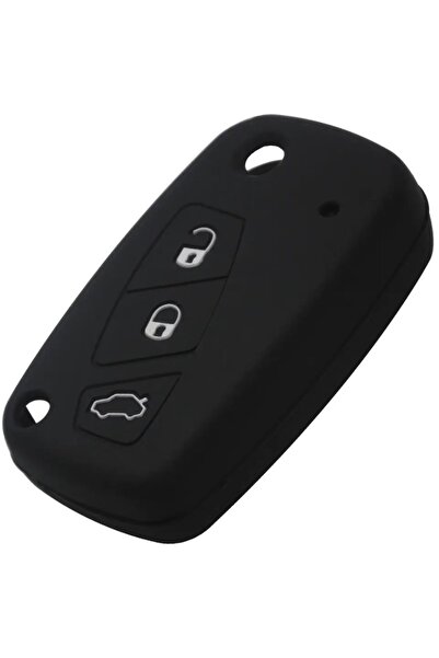 İKTUNING حافظة مفاتيح من السيليكون لسيارة فيات باندا ستيلو بونتو دوكاتو برافو...