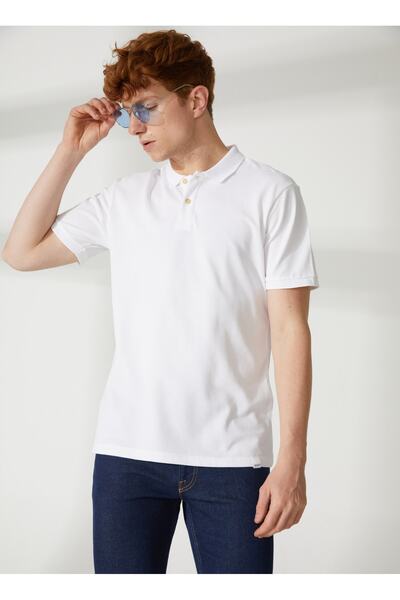 Riders by Lee Rıders By Lee Beyaz Erkek Polo T-Shirt