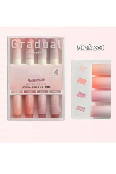 NaSaDAN Pink Tones 4-Piece Highlighter Set