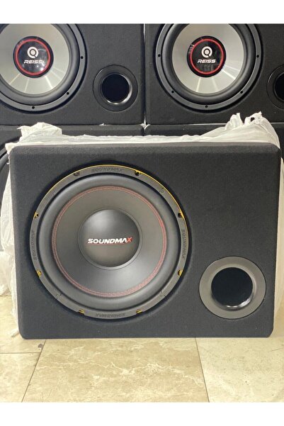 Soundmax Ikili Paket Set 30cm Bass 4kanallı Anfi 4x80rms 4000w