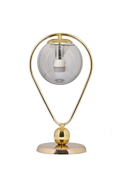 avizade Damla Şeklinde Glop Camlı Masa Lambası