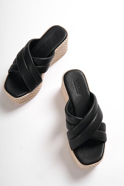 BZ Moda MELENA KT Ορθοπεδική Σόλα Γυναικείες Παντόφλες Μαύρες