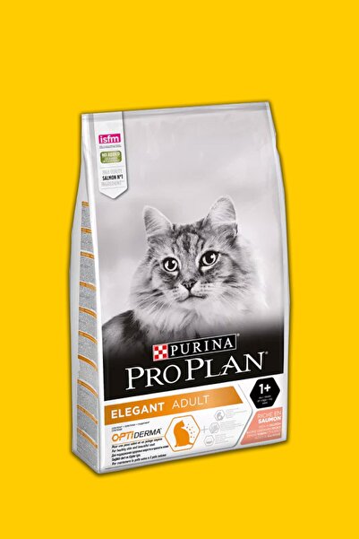 Pro Plan Elegant Somonlu Tüy Yumağı Önleyici Yetişkin Kedi Maması 3kg