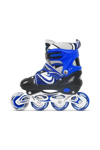 KARSAN Large Size Skate Blue with Lighted Metal Body