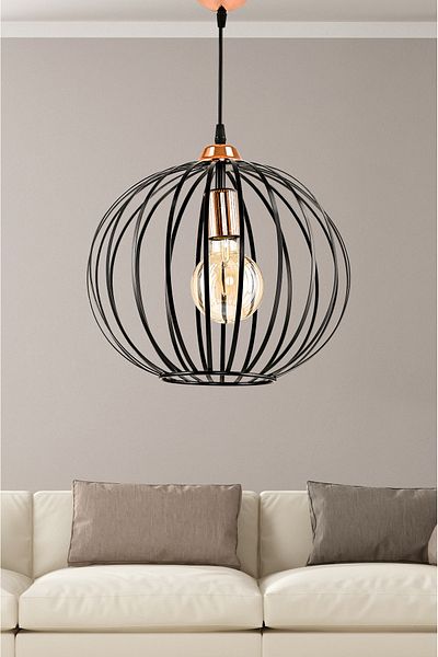 DEDE Single World Pendant Lamp Copper Black