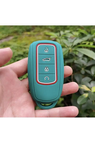 emii auto spare parts Green Silicone Key Case for - Chery Tiggo 8 Pro, Omoda 5, Tiggo 7 Avantgarde Jaecoo