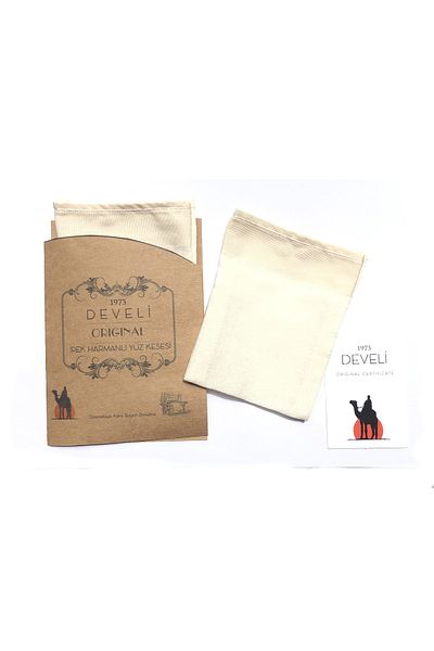 Develi 1973 3 Pieces Natural Silk Blended Mini Facial Pouch