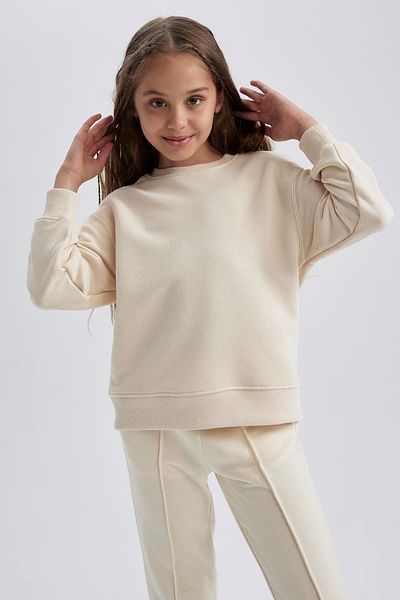 DeFacto Dívčí mikina Crew Neck School Basic A2797A823Au