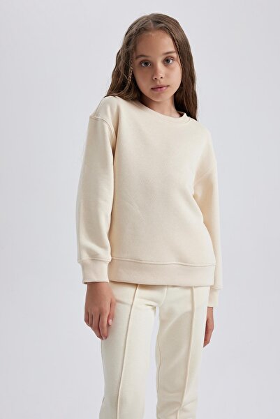 DeFacto Dívčí mikina Crew Neck School Basic A2797A823Au