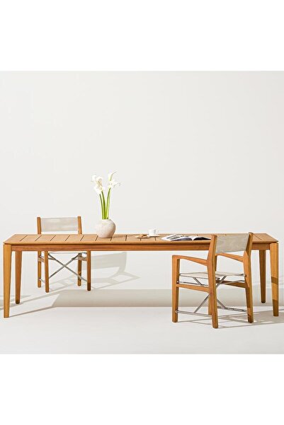 Koleksiyon Alceus Bahçe İroko Masa 270X105