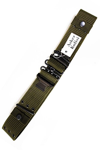 Asker Kolisi Khaki Perforated Knit Bandolier (JÖAK MODEL KEMER)
