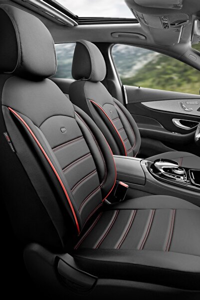 Otom مجموعة كاملة من غطاء مقعد السيارة العالمي المدعوم من الجلد الفاخر من إله...