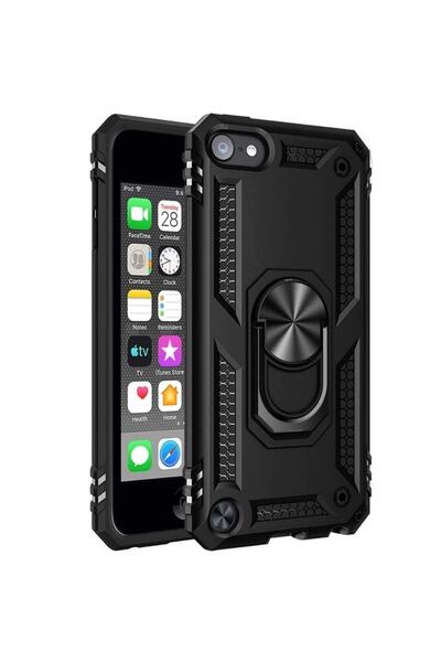 Gpack Apple iPod Touch 5. Nesil Kılıf Vega Sert Silikon Tank Standlı Yüzüklü ...