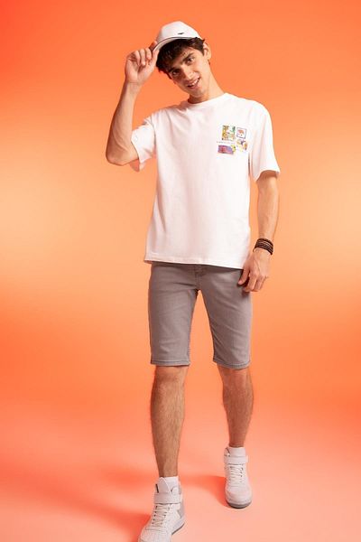 DeFacto Slim Fit Jean Bermuda