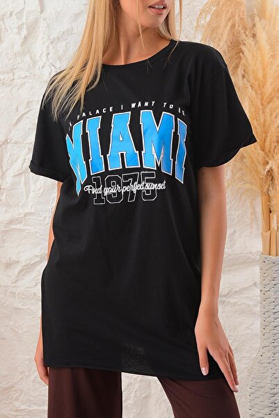 ESPİNA WOMEN'S MIAMI PRINTED T-SHIRT