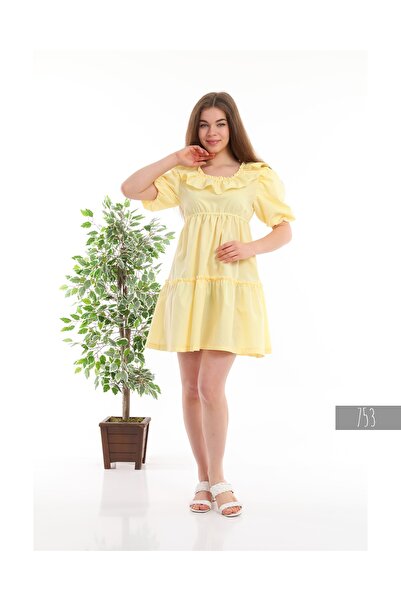 Miss Allos Rochie Mini talie înaltă Tesatura Trikoton