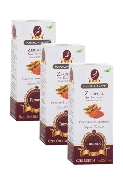 İmmu-Nat Immunat Zerdeçal Sıvı Ekstraktı 250 Ml - 3 Adet