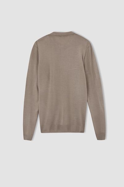 DeFacto Slim Fit Polo Neck Knitwear Sweater