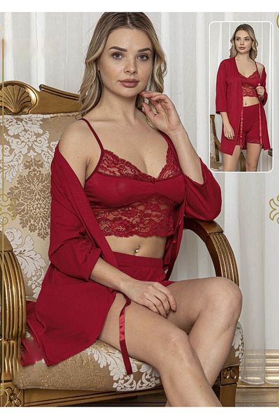 JENİKA Set de pantaloni scurți din 3 piese pentru femei