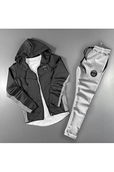 NOFLEN Комплект чорно-сірих гідрокостюмів з капюшоном